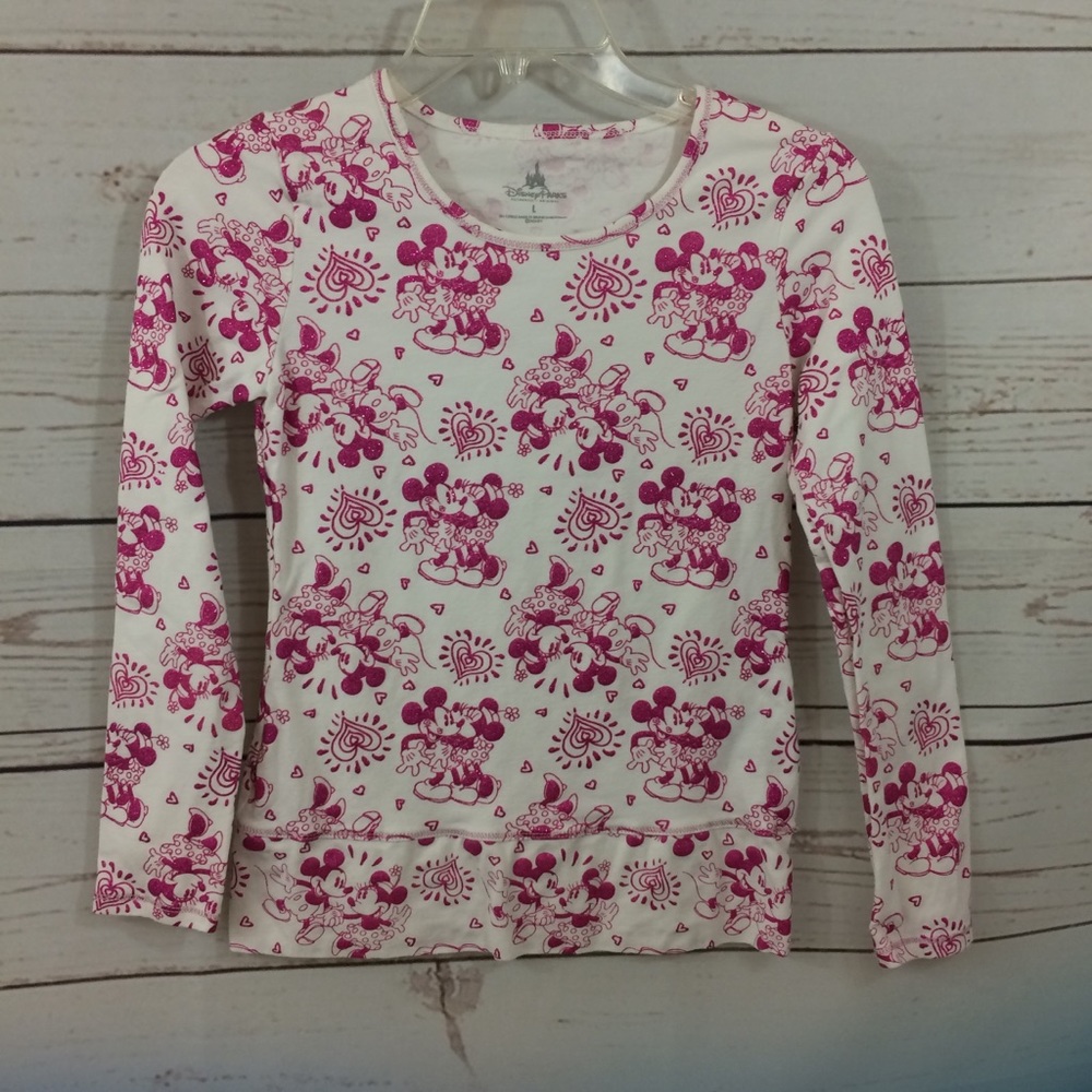 Girls Disney Mickey and Minnie Shirt A14